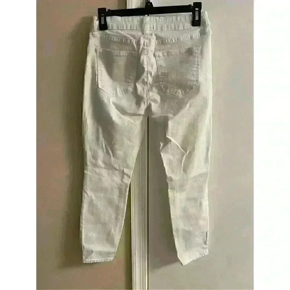 PISTOLA white mid rise distressed‎ jeans Sz 27 - Picture 3 of 5